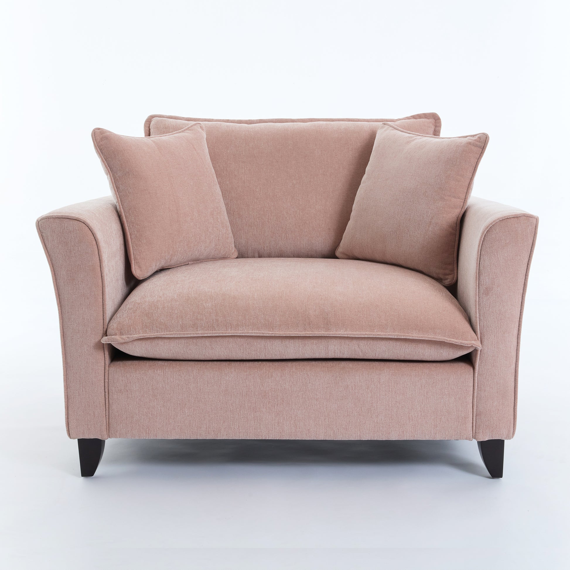 variant-group:rf-n701p379404p|Roomfitters 46.3 Inch Oversized Armchair, Chenille Comfy Accent Chair and a Half Sofa, Rubberwood Legs Pillow, Pink