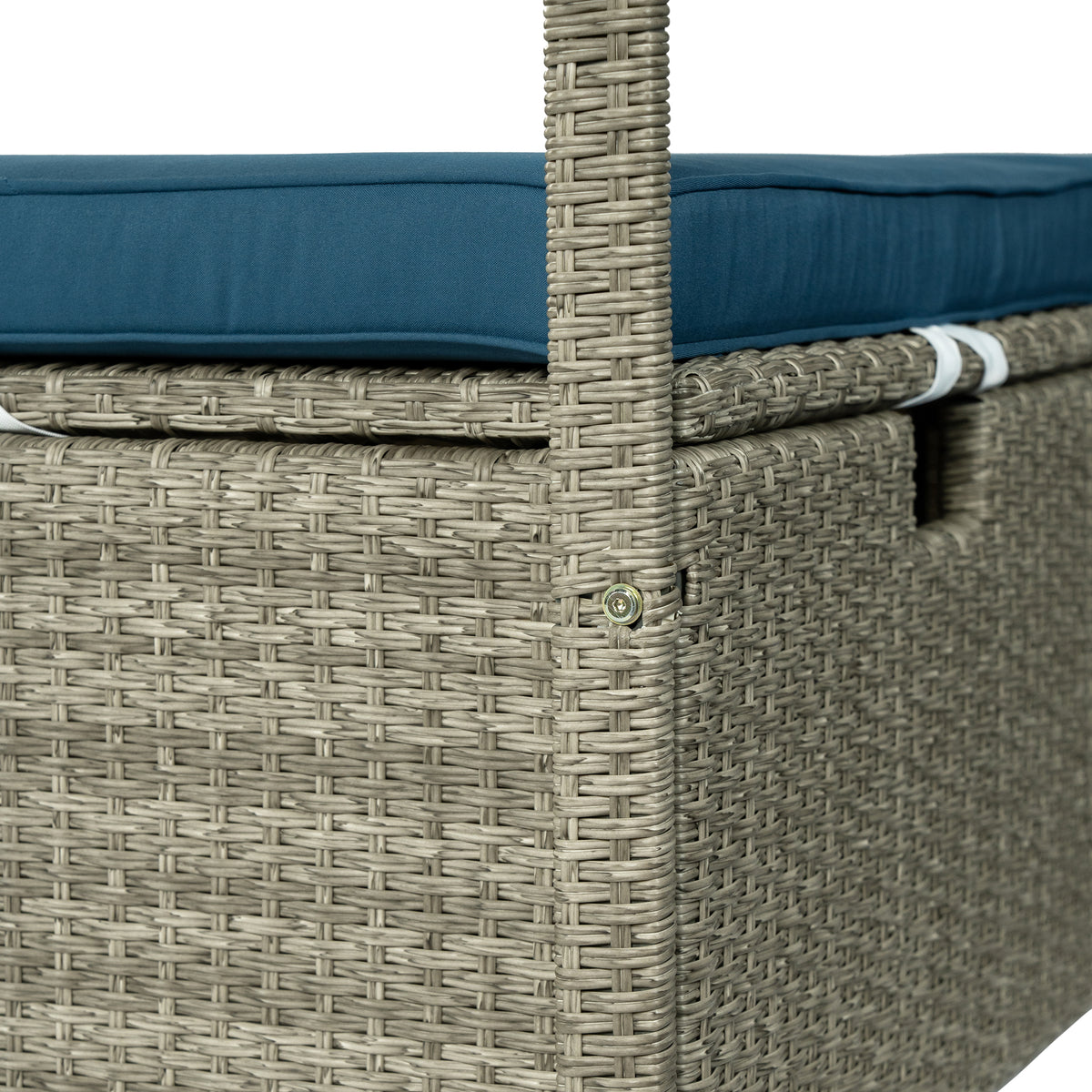 variant-group:rf-n711wy000437aac|Roomfitters Outdoor Canopy Daybed with Cushions, Hidden Storage, Adjustable Lounge Chair, Retractable Canopy, for Patios, Blue