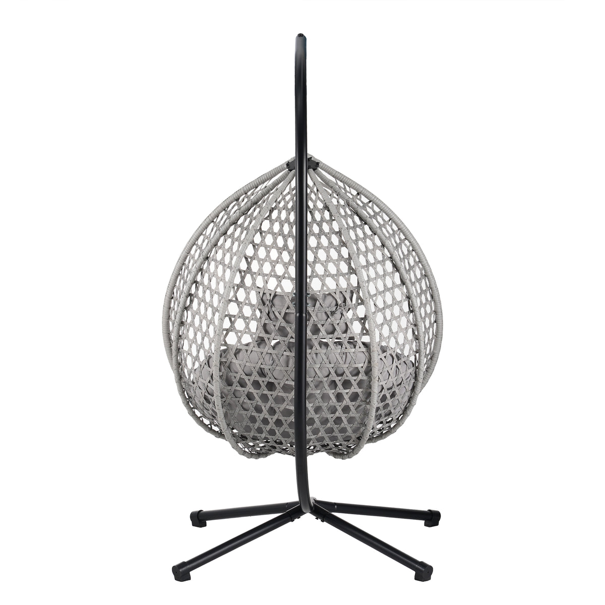 variant-group:rf-n711p255131e|Roomfitters Versatile Hanging Egg Chair for Indoor and Outdoor Use, Gray+Gray
