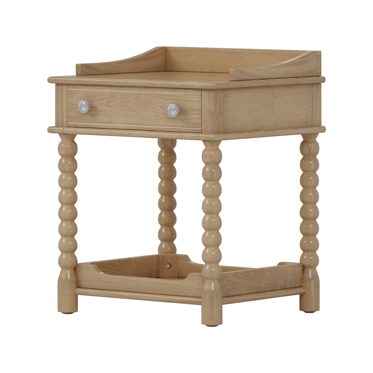 variant-group:rf-n733p206240m|Roomfitters Retro Nightstand Bedside Table with Open Shelf and Storage Compartment, Metal Handle Accent, Natural