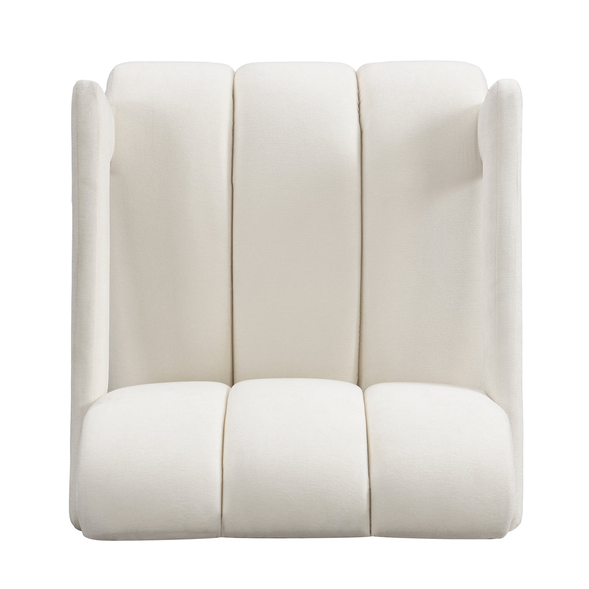 variant-group:rf-n724p256551a|Roomfitters Modern Minimalist Leisure Armchair with L-Shaped Armrests and Polyester Upholstery, White