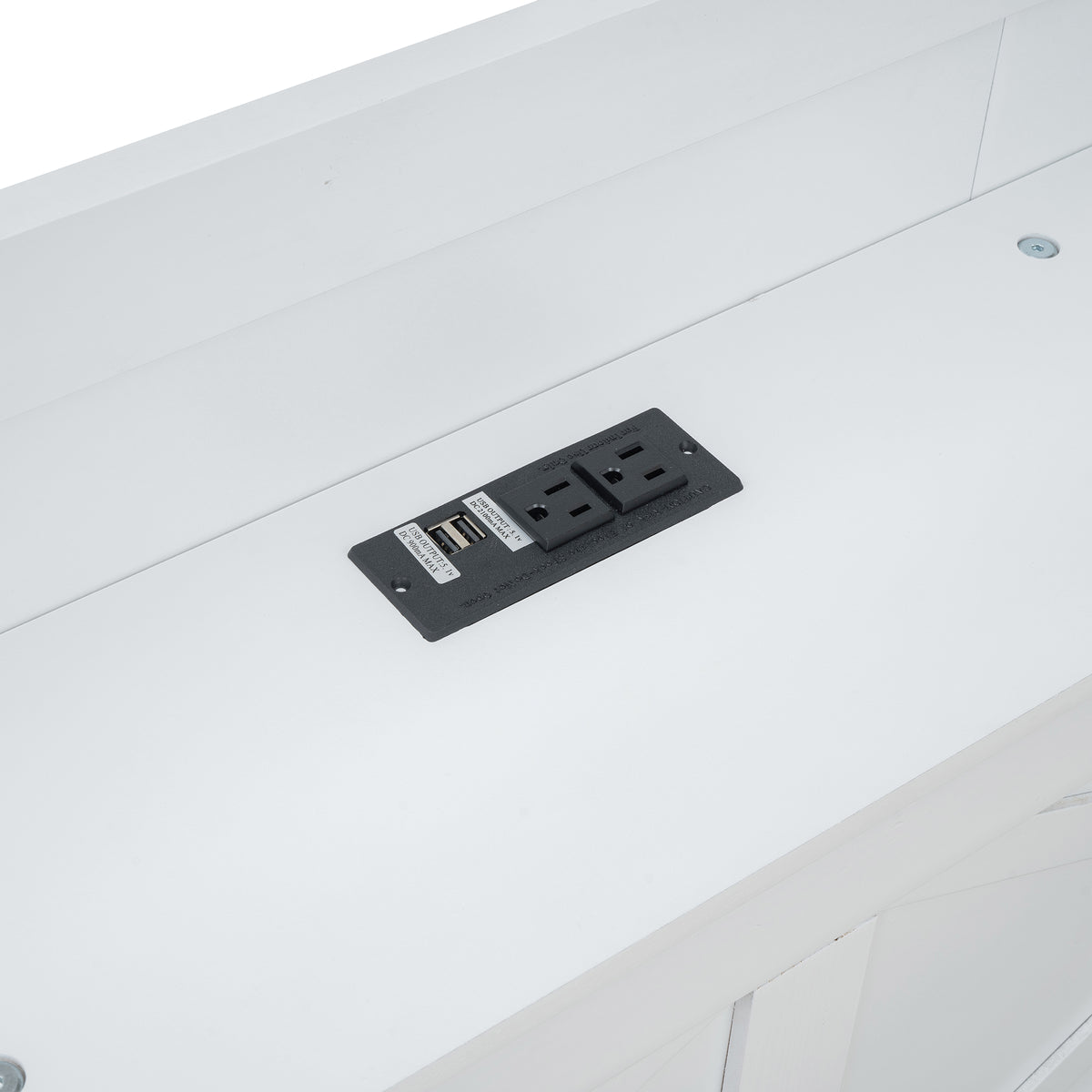 variant-group:rf-n733s172712k|Roomfitters Full Size Wooden Bed with Storage Headboard, Integrated Outlets, Extendable Frame with Twin Trundle and Additional Storage, White