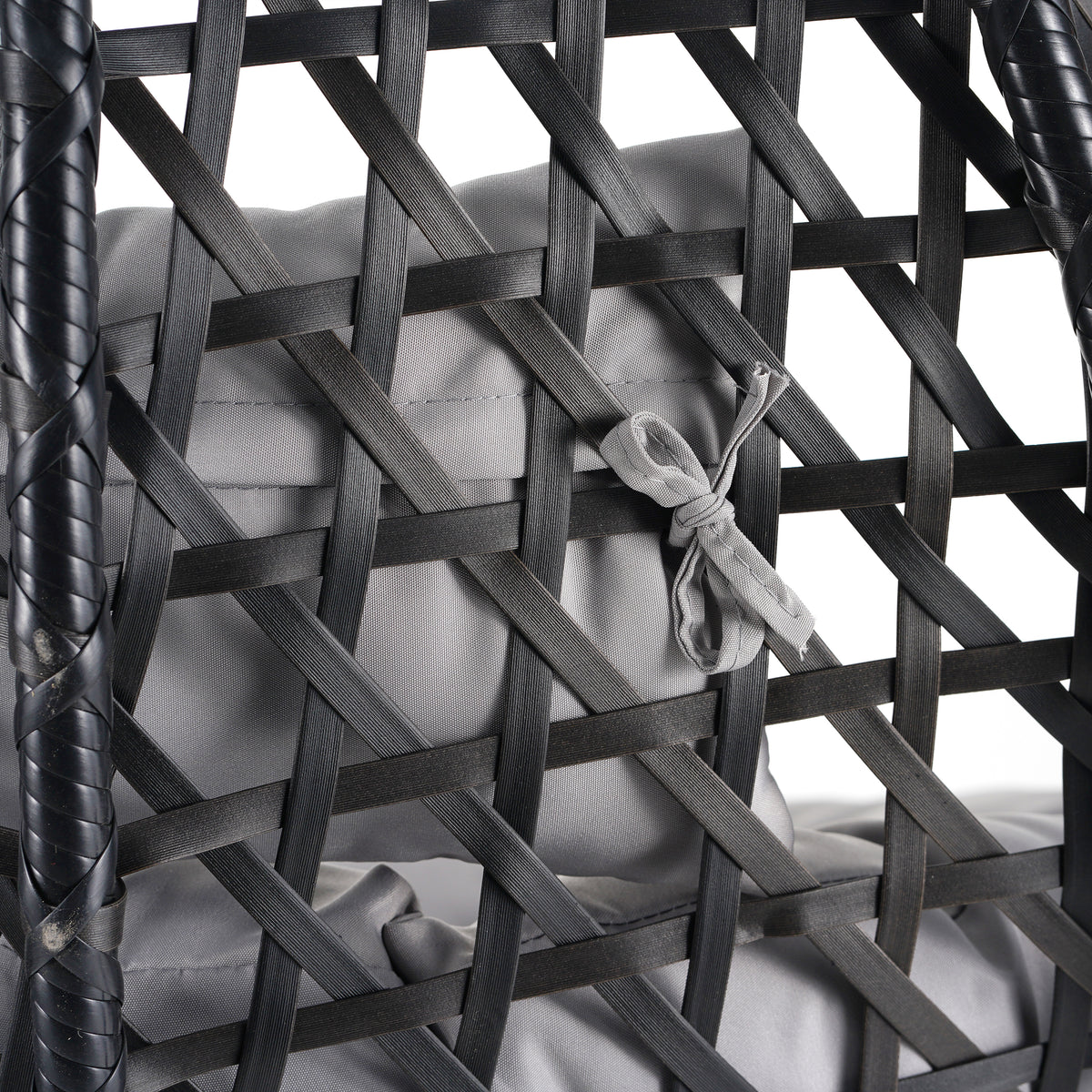 variant-group:rf-n711p255131d|Roomfitters Versatile Hanging Egg Chair for Indoor and Outdoor Use, Black+Gray