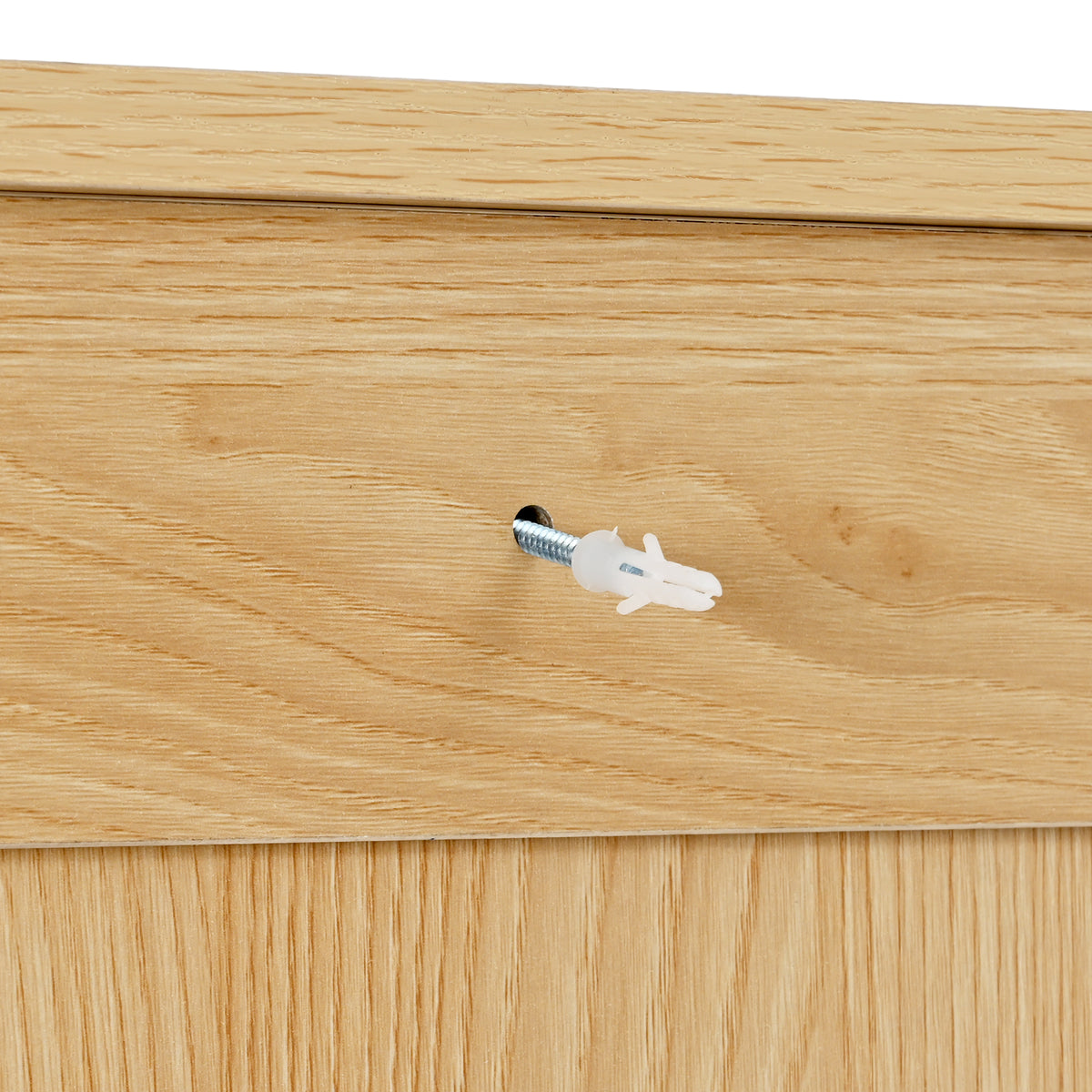 variant-group:rf-n707s000021y|Roomfitters 72" Tall Farmhouse Kitchen Pantry Cabinet with Curved Profile & 8 Door Shelves, Natural Oak