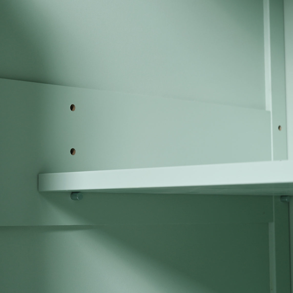 variant-group:rf-n707wf298028aae|Roomfitters Kitchen Cart with Rubber Wood Drop-Leaf Countertop, Cabinet Door Storage Racks, 5-Wheel Kitchen Island with Storage Cabinet & 3 Drawers, Mint Green