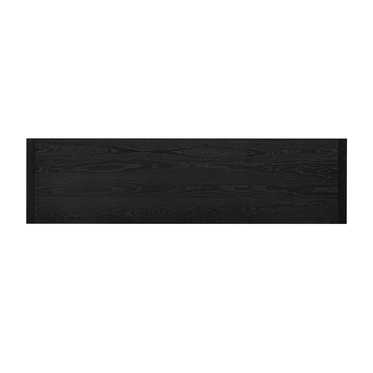 variant-group:rf-n711p289141b|Roomfitters 60" Modern Solid Wood Veneer Sideboard with 3 Doors & 3 Drawers, Open Shelf & Cable Cutout, Large Storage Cabinet for Dining, Hallway, Living Room, Black